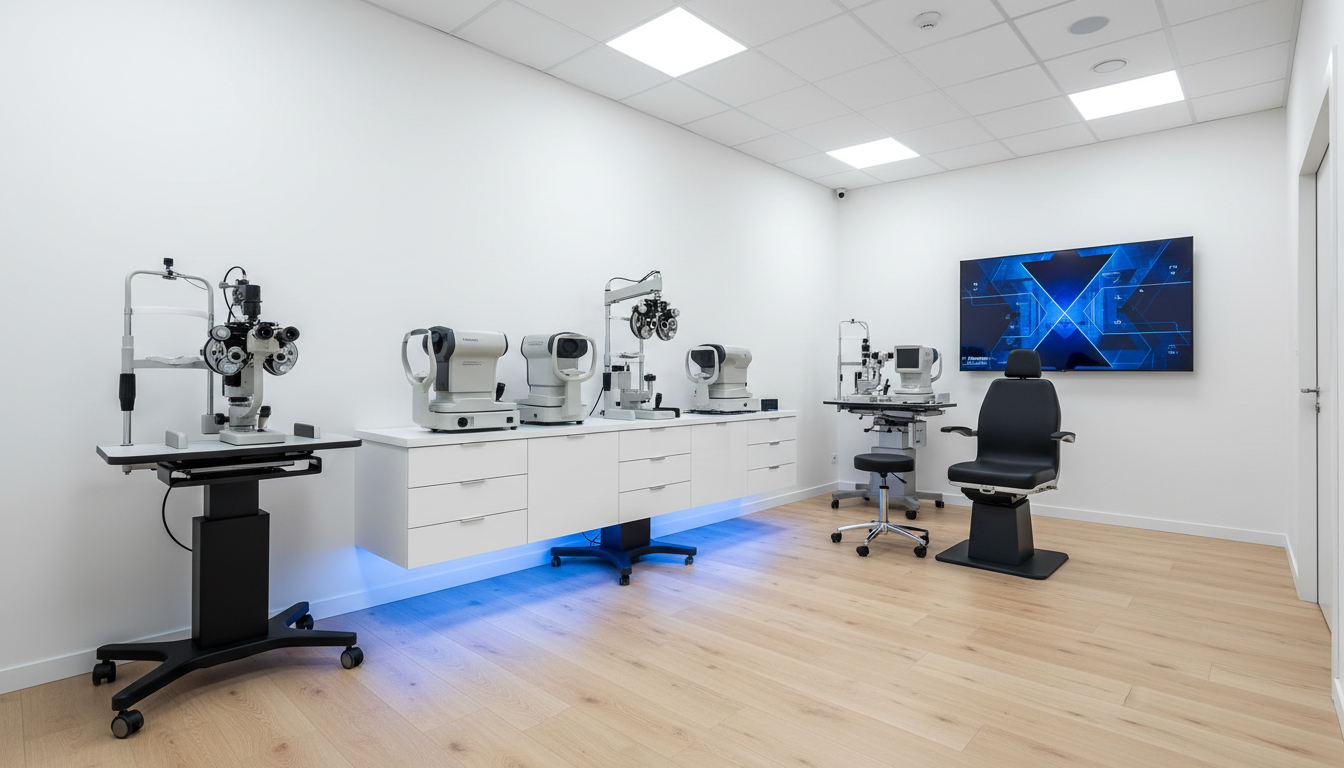 Modern eye care technology and equipment